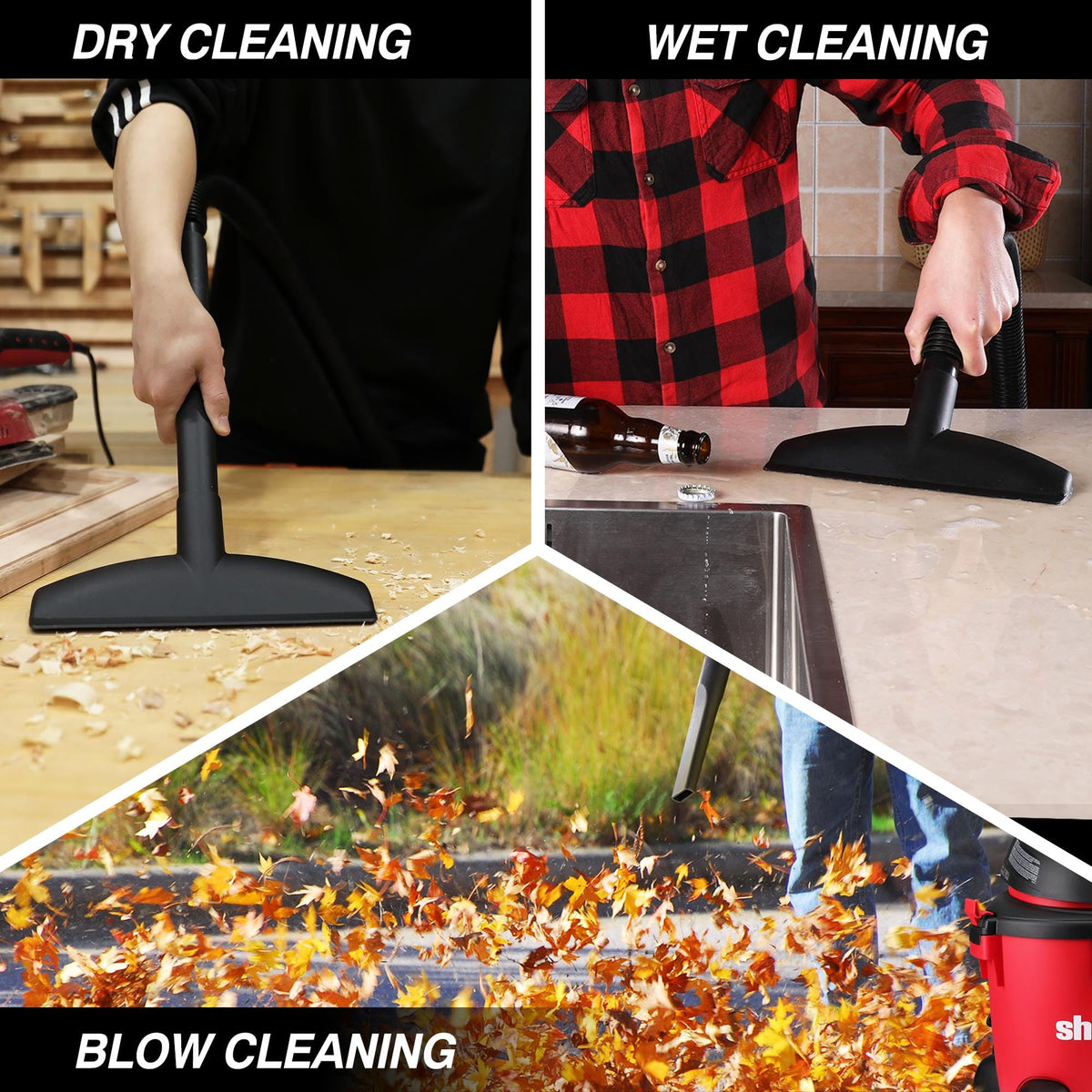 8 Gallon 4.5-Peak HP Wet/Dry Vacuum L46100