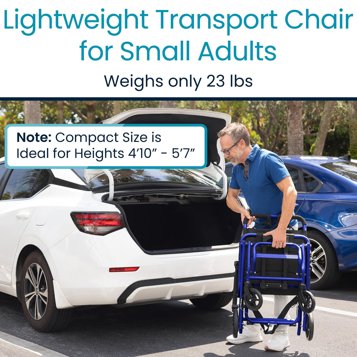 Ultra-Lightweight Transport Wheelchair N4449