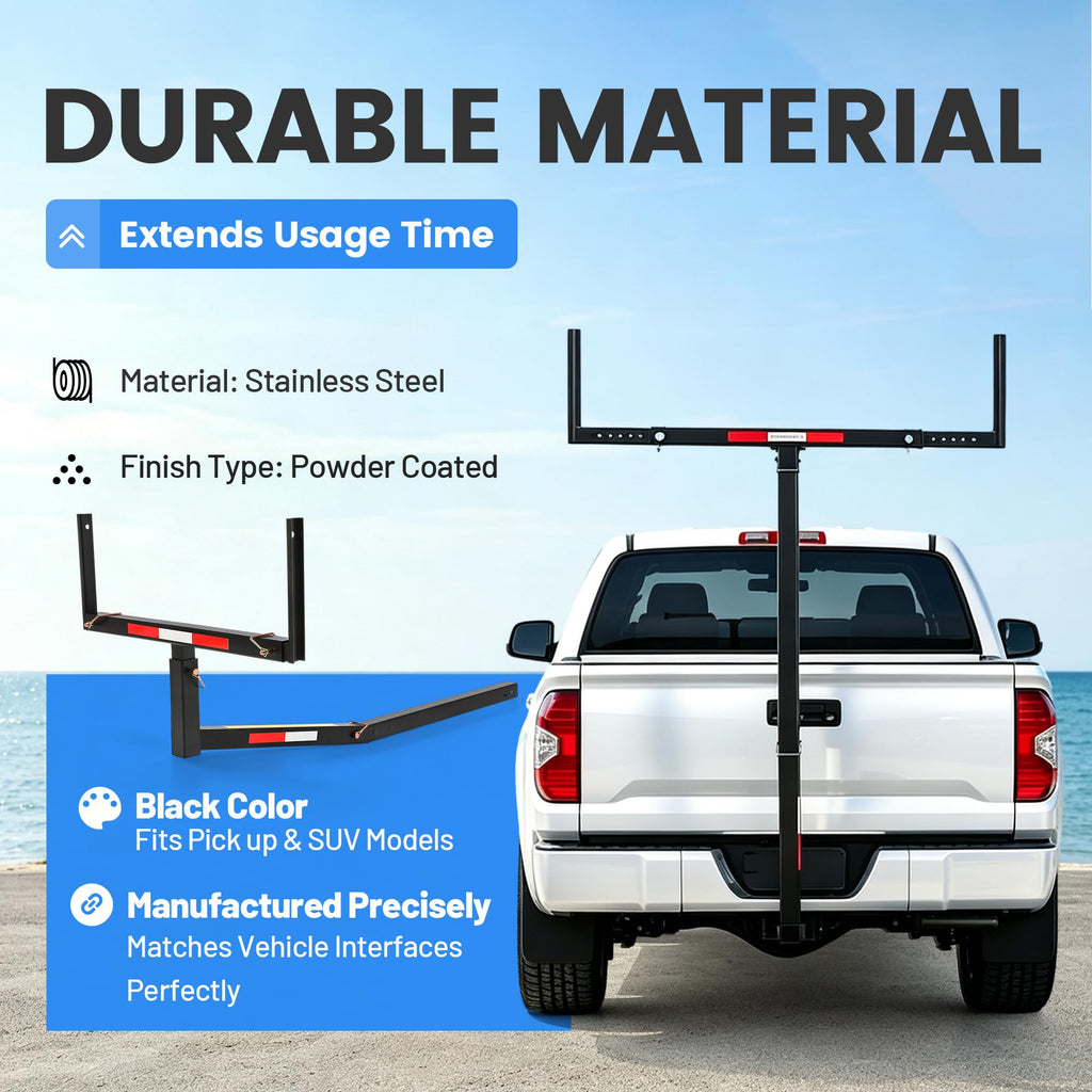 Truck Bed Extender Hitch Mount Extension Rack V3547