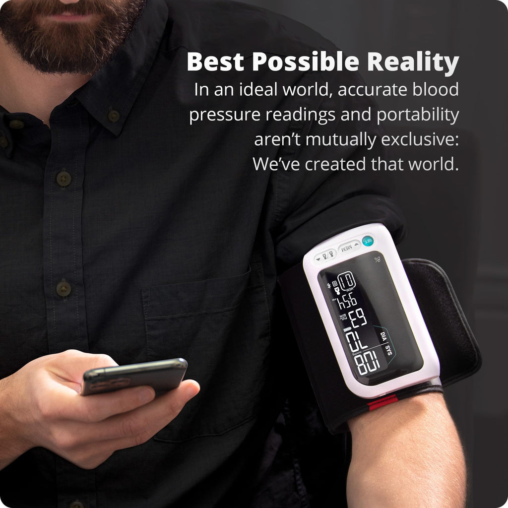 Bluetooth Blood Pressure Monitor with Upper Arm Cuff C352