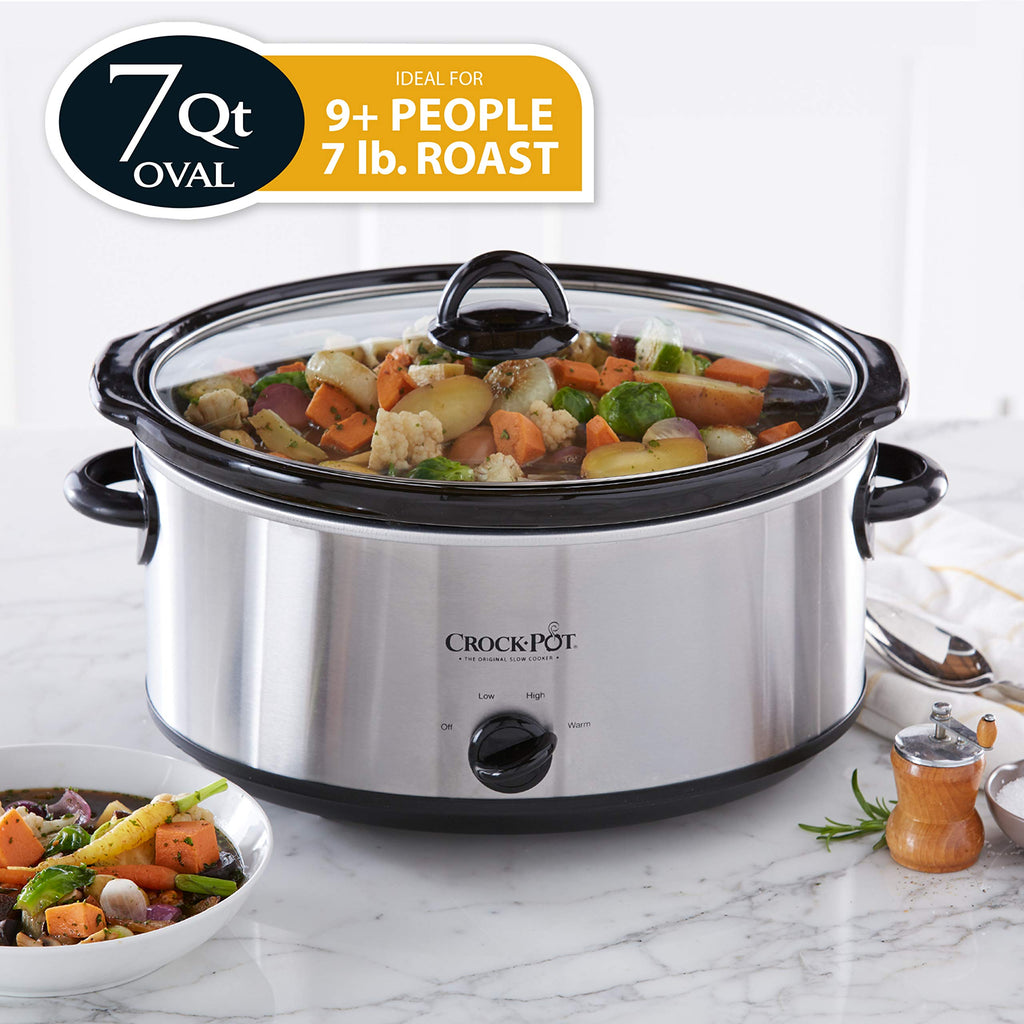 7 Quart and 2 Quart Manual Slow Cooker P782