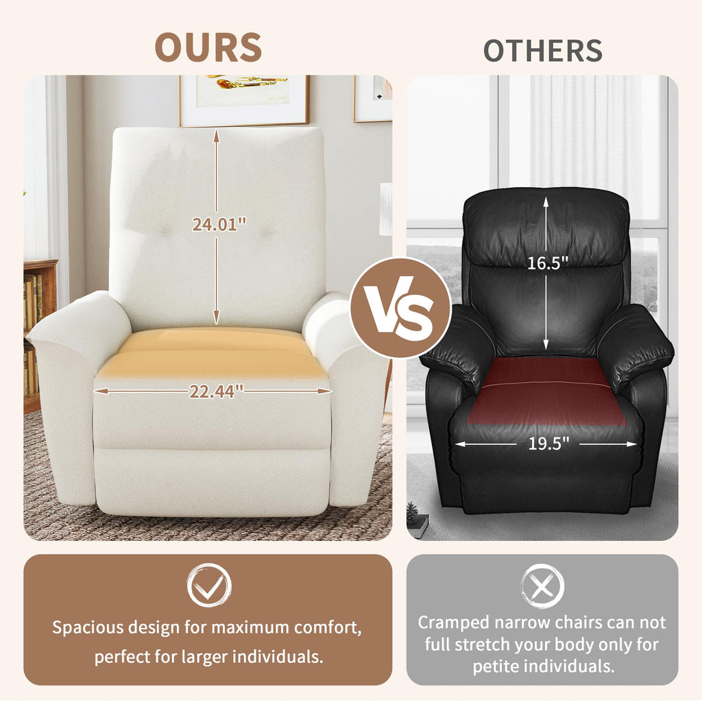 Power Swivel Rocker Recliner Chair with Phone Holder and USB Ports V338