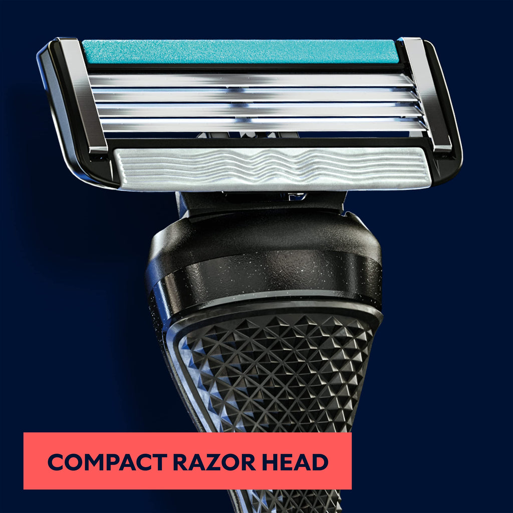 4 Blade Razor Refill Cartridges 8 Count and Shaving Kit K3291