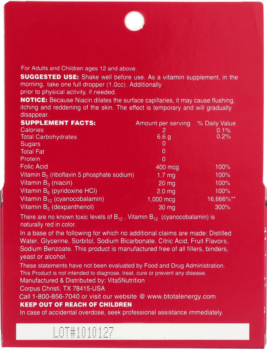 2 oz Sublingual B Total Twin Pack 8 Pack P8437