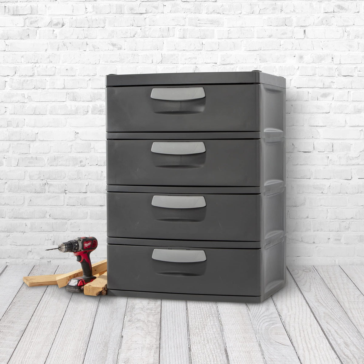 4 Drawer Plastic Unit G9313
