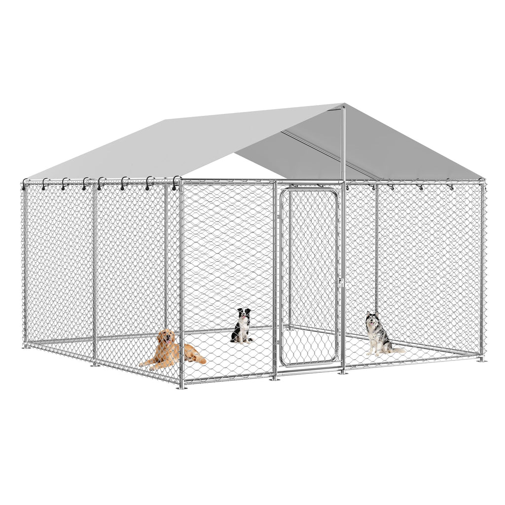 10x10 ft Heavy Duty Outdoor Dog Kennel G734