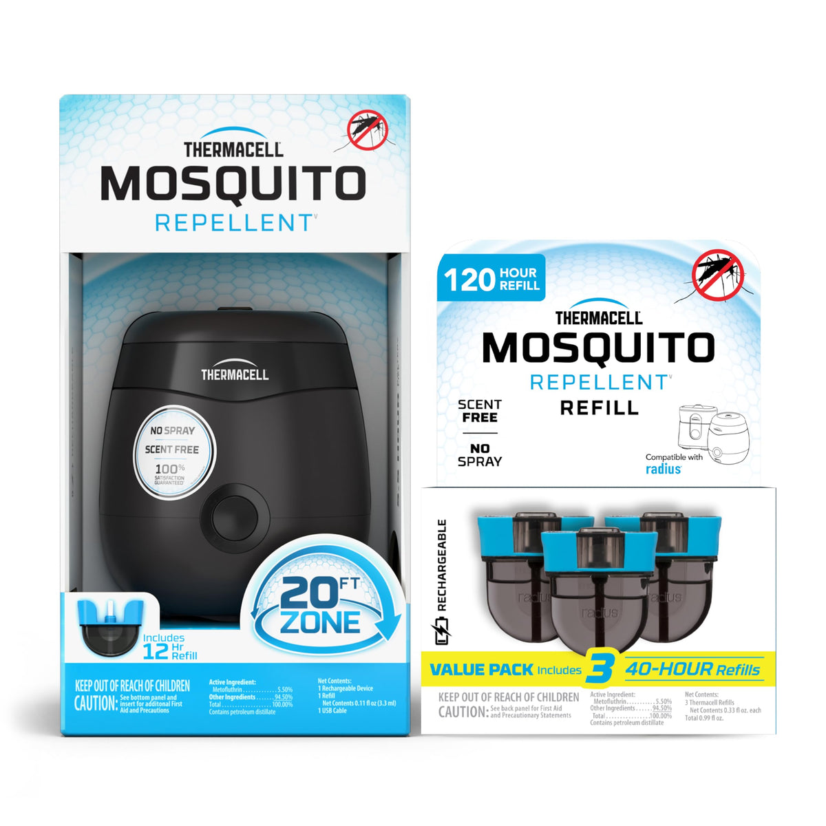 Rechargeable Mosquito Repeller with 12-Hour Refill K726