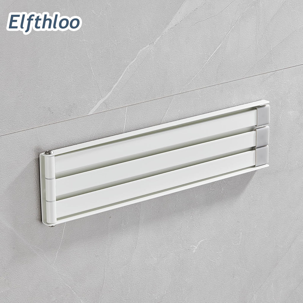Swivel Kitchen Towel Rack 3-Arm White E534133