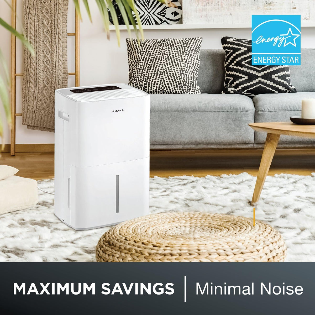 50-Pint Dehumidifier with 3 Speeds and Timer T705