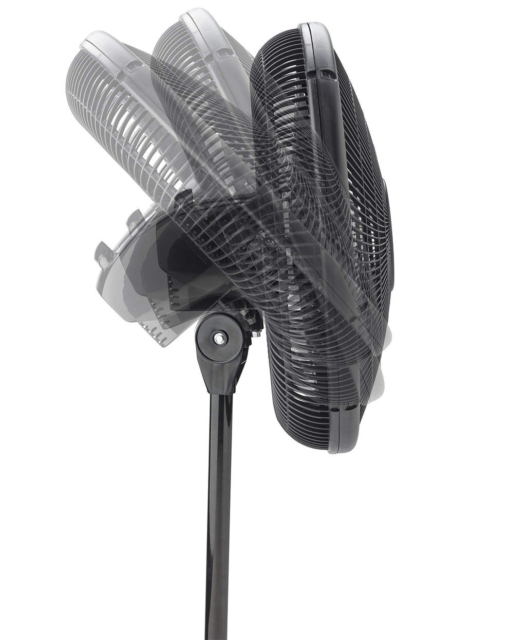16-inch 3-Speed Oscillating Floor Fan with Adjustable Height S3696