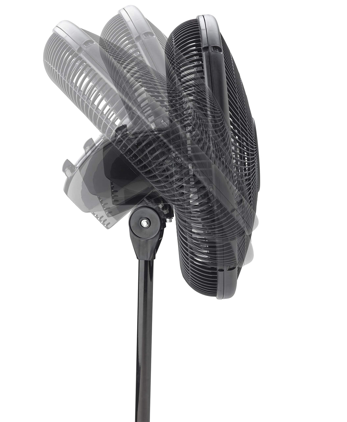 16-inch 3-Speed Oscillating Floor Fan with Adjustable Height S3696