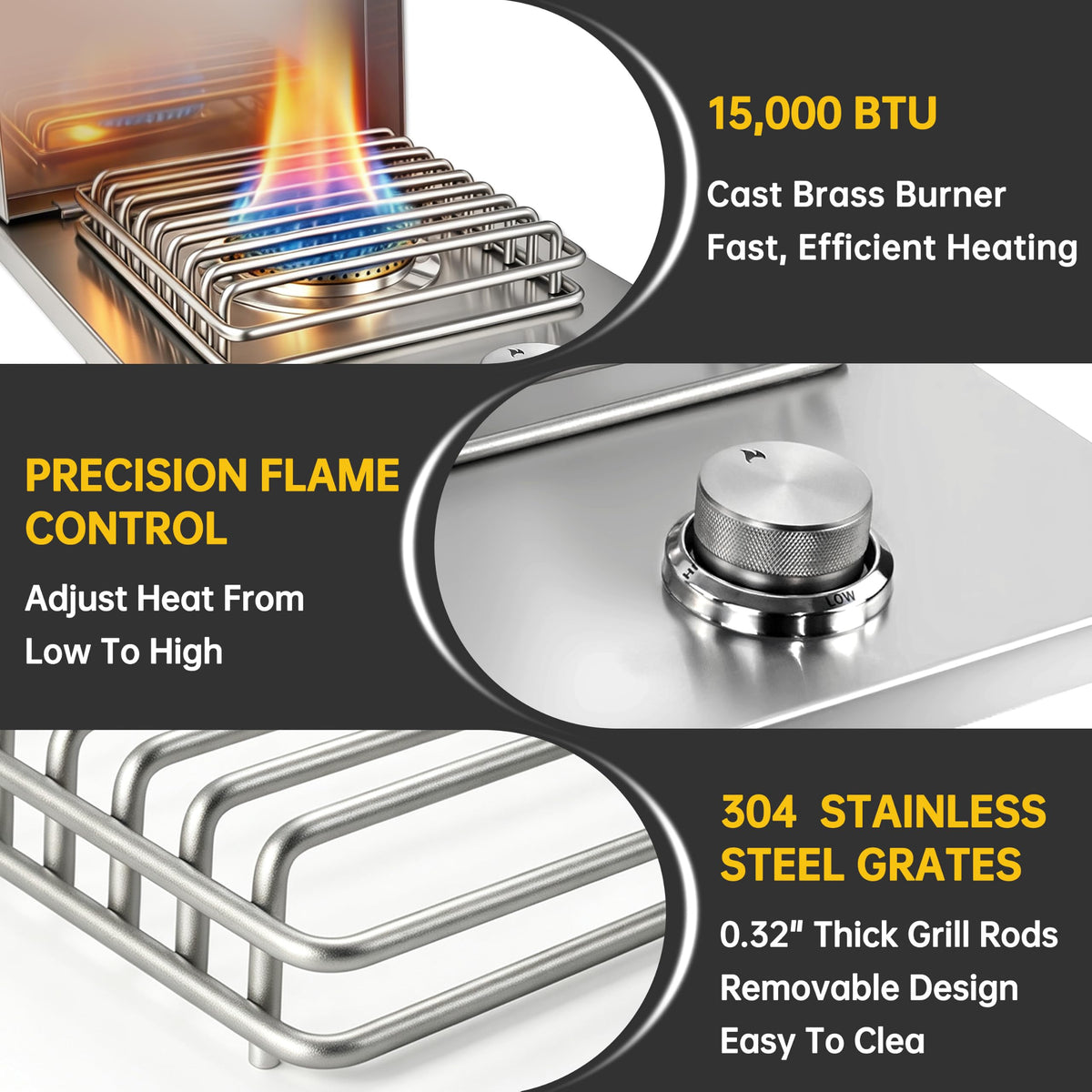 Built-in Single Side Burner O34246