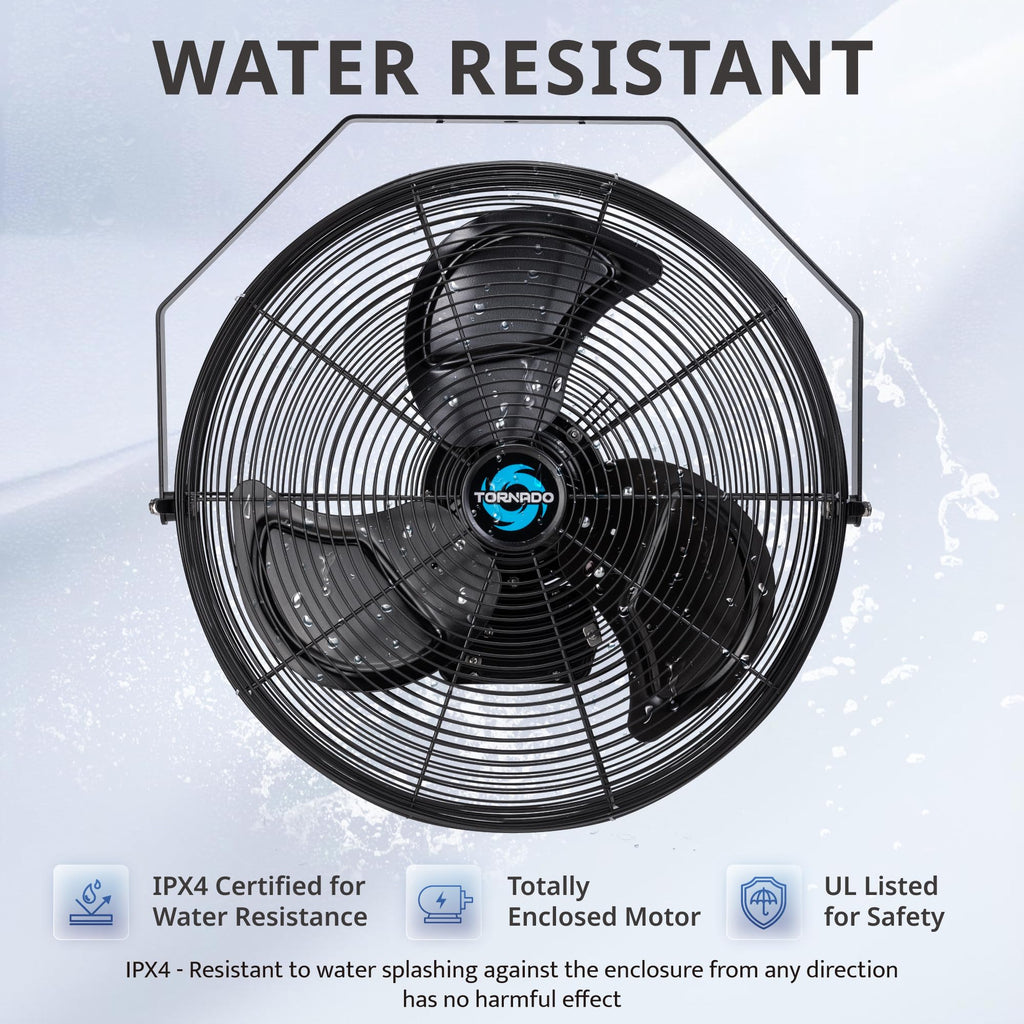 20-Inch High Velocity Outdoor Wall Fan D2209