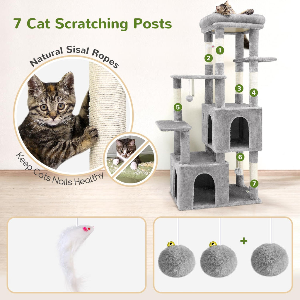 Light Grey Cat Tree N910645
