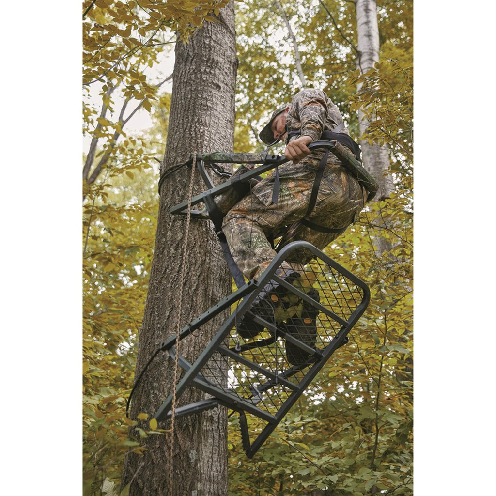 Climbing Tree Stand with Seat and Foot Platform G2594