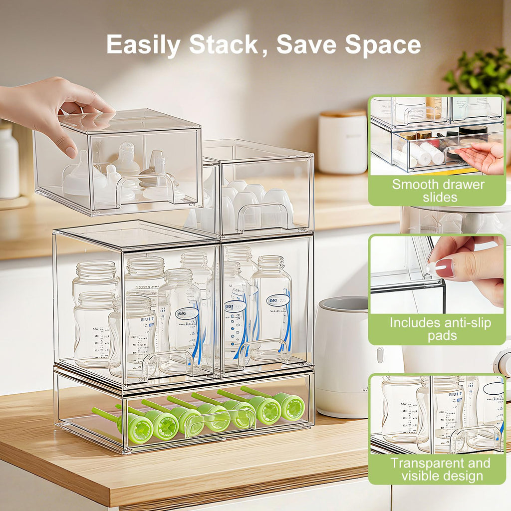 Acrylic Stackable Bottle Storage Organizer X322