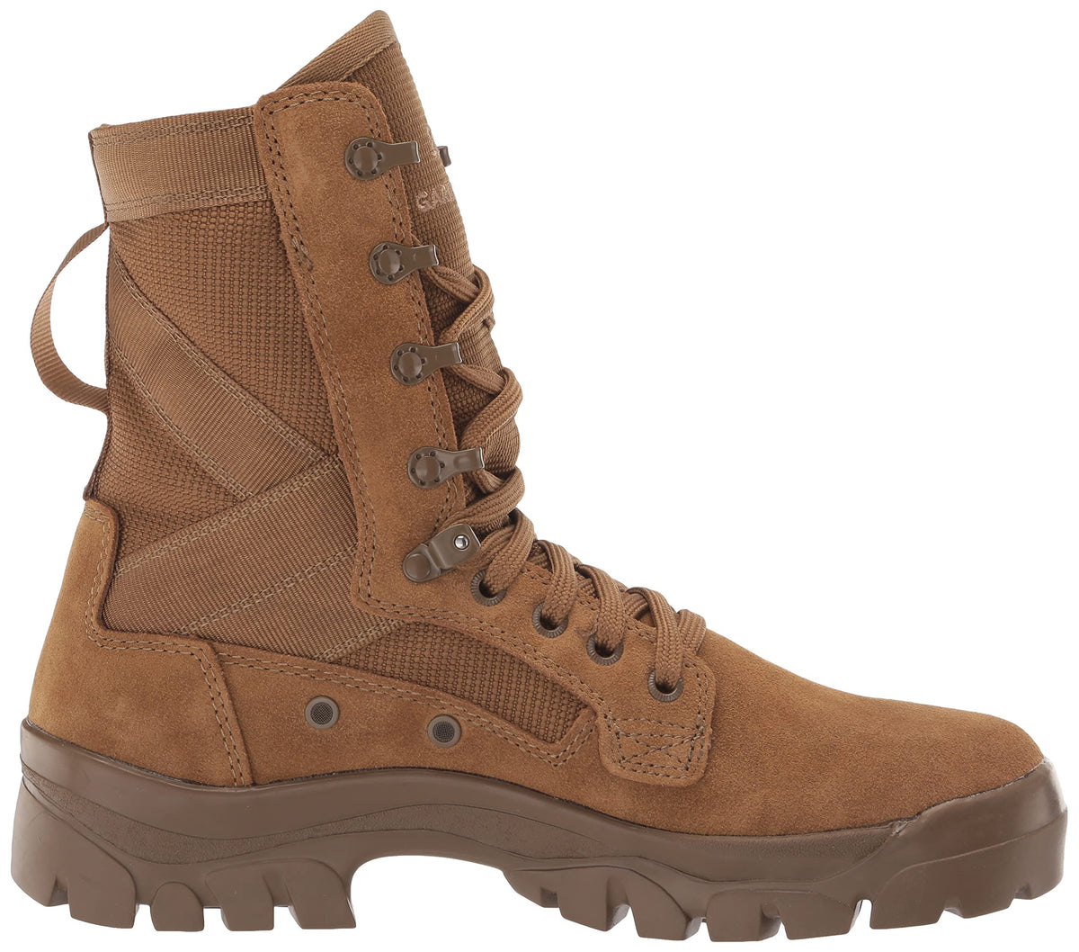 Coyote Suede Combat Boots A185
