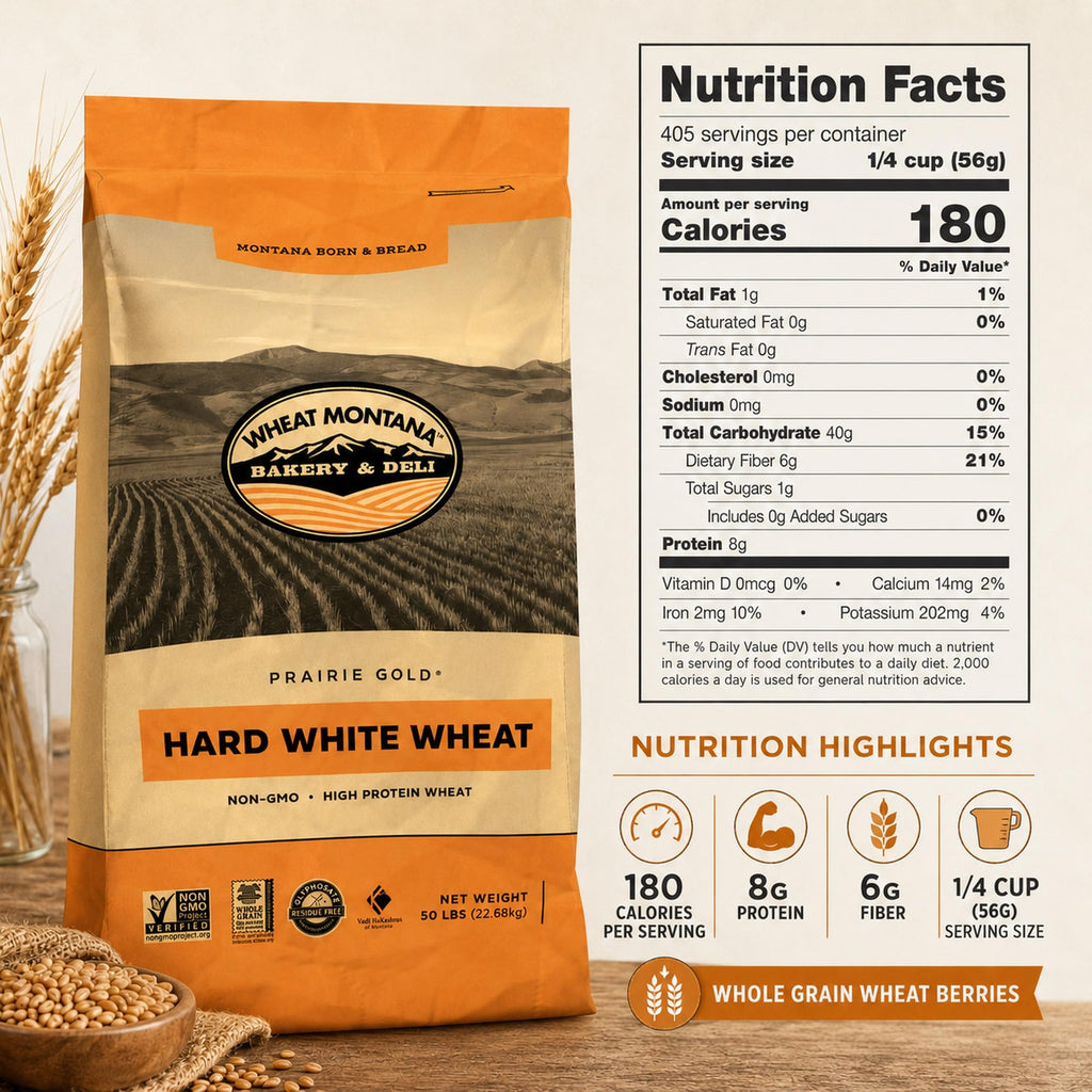 50 lb Bulk Bag Whole White Spring Wheat X874