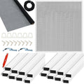 4 Pack Window Screen Kit with Aluminum Frame White 40'' X 40'' W56622