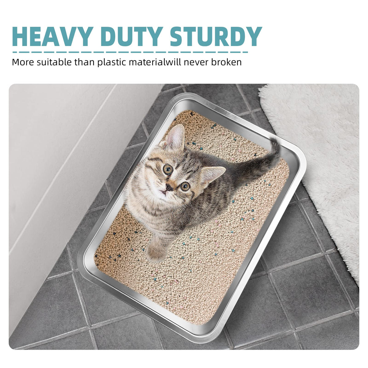 Stainless Steel Litter Box Z105223