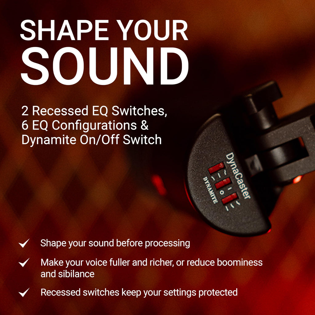 Dynamic Microphone with Built-in Preamp, Shockmount & Pop Filter U9989