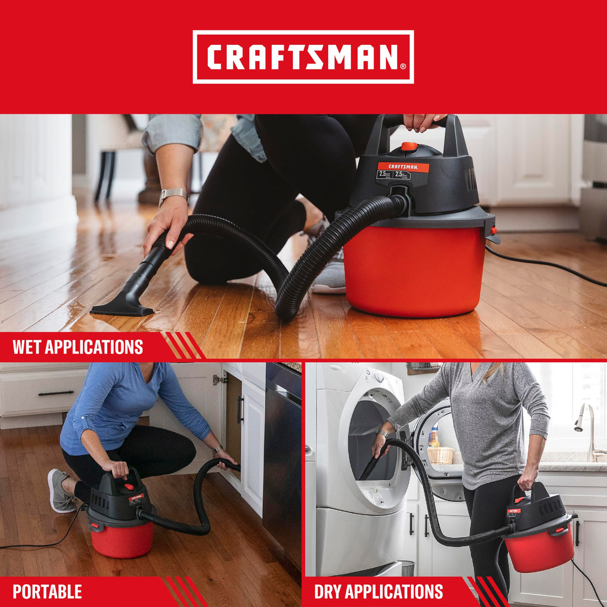 2.5 Gallon Wet Dry Shop Vacuum K37250
