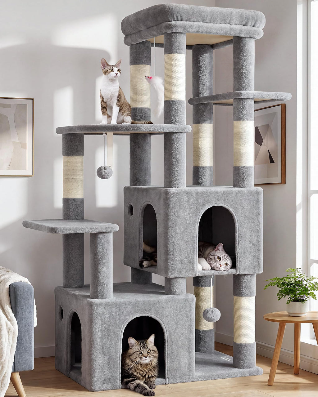 Light Grey Cat Tree N910645