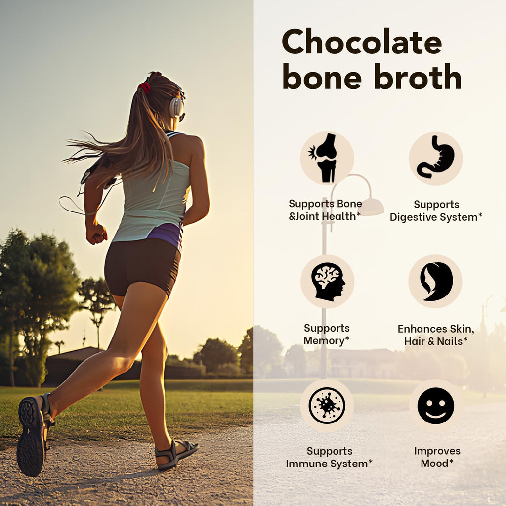 Bone Broth Protein Powder Hot Chocolate Cocoa G9733