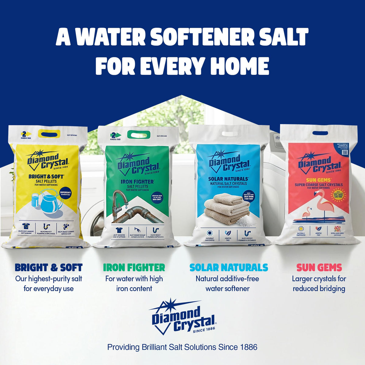 4 Pack Super Coarse Water Softener Salt, 40 Pounds M81182