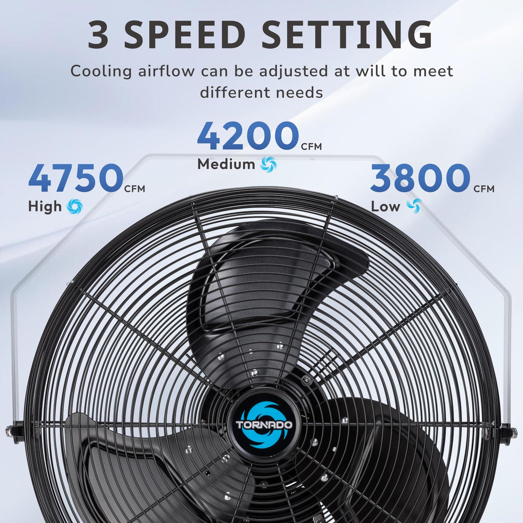 20-Inch High Velocity Outdoor Wall Fan D2209