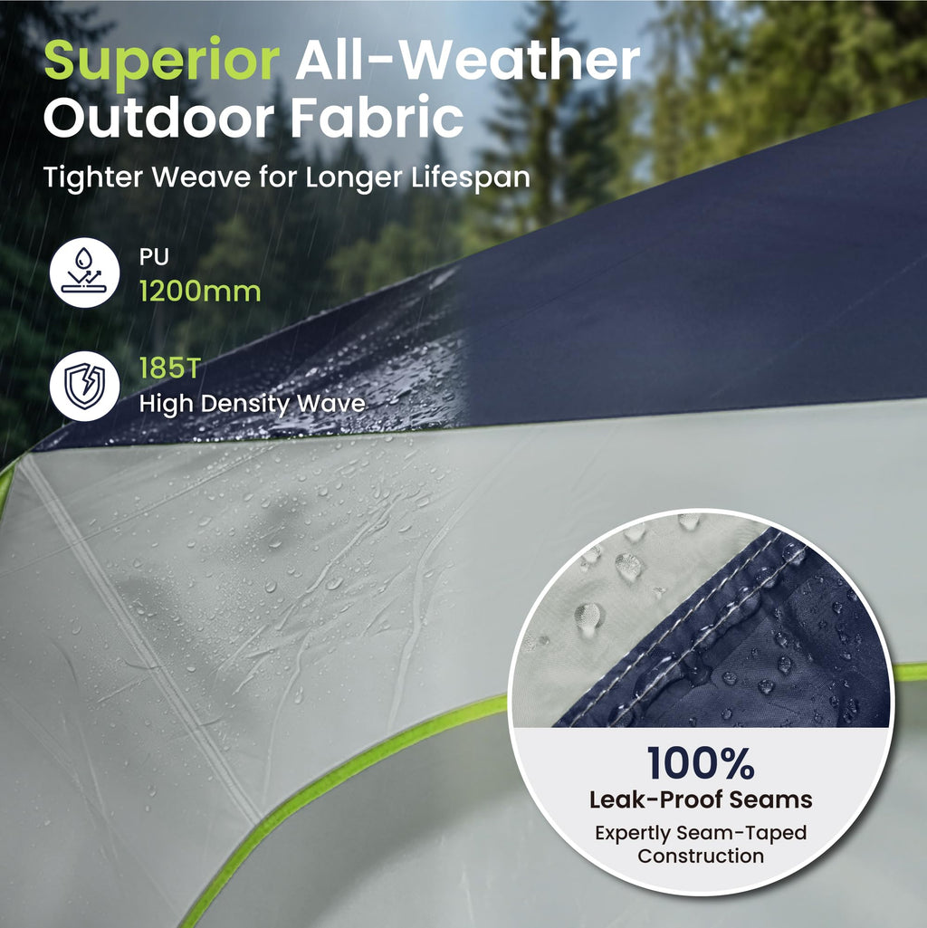 12 Person Camping Tent with Shade Canopy O525