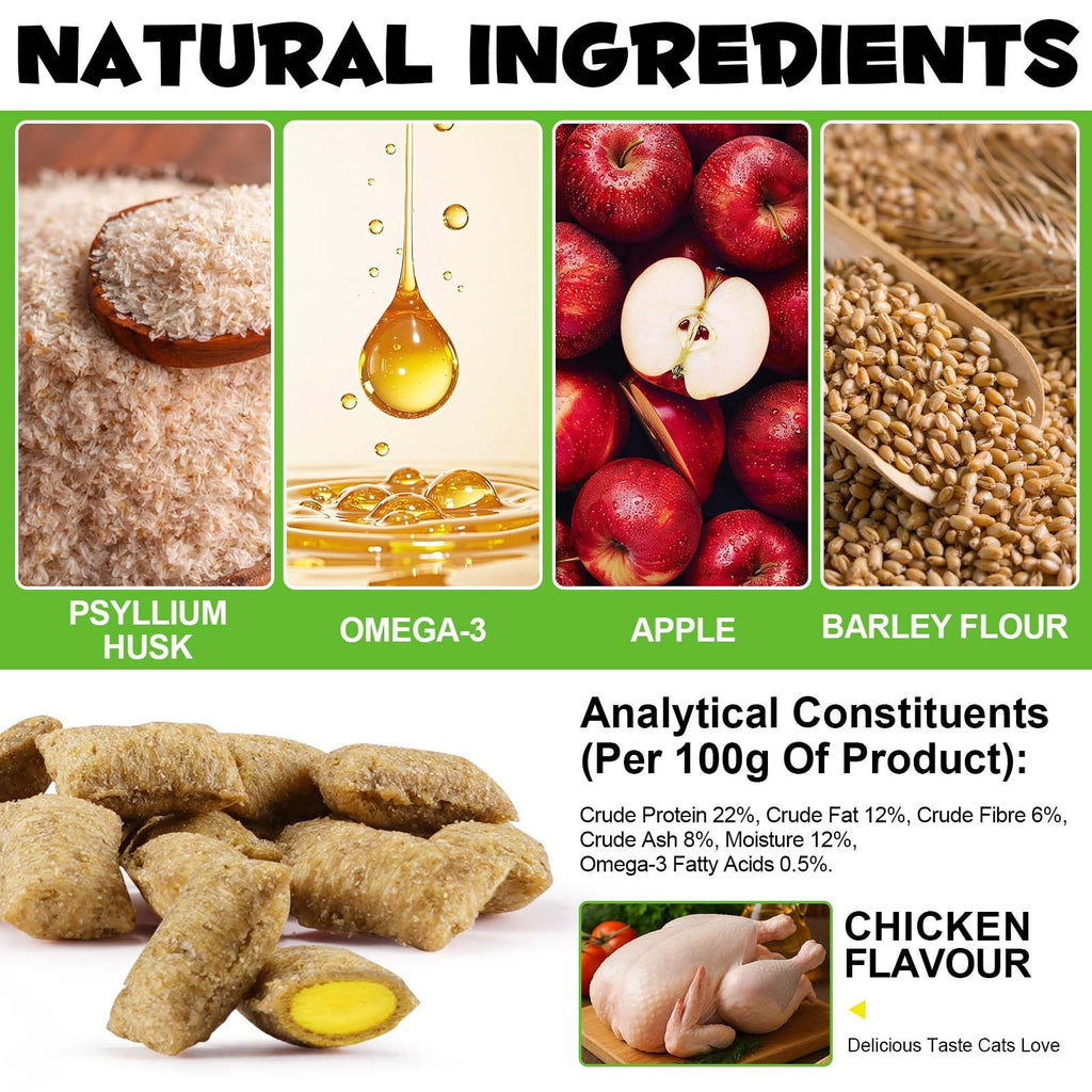 Chicken Omega-3 Fiber Supplement for Cats N7523