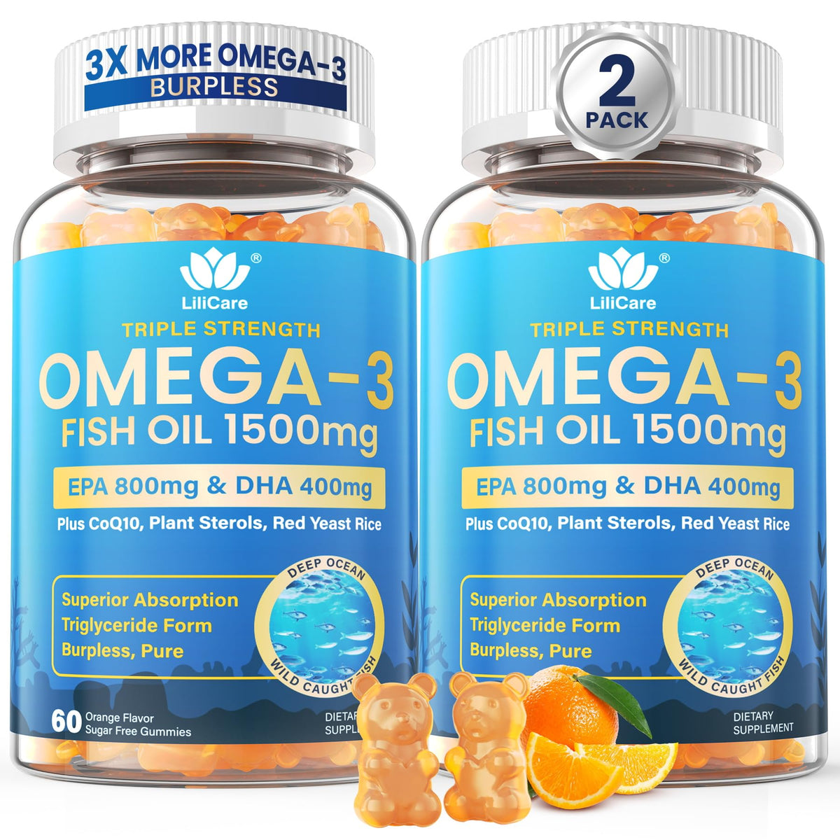 Omega 3 Gummies 1500mg P9303
