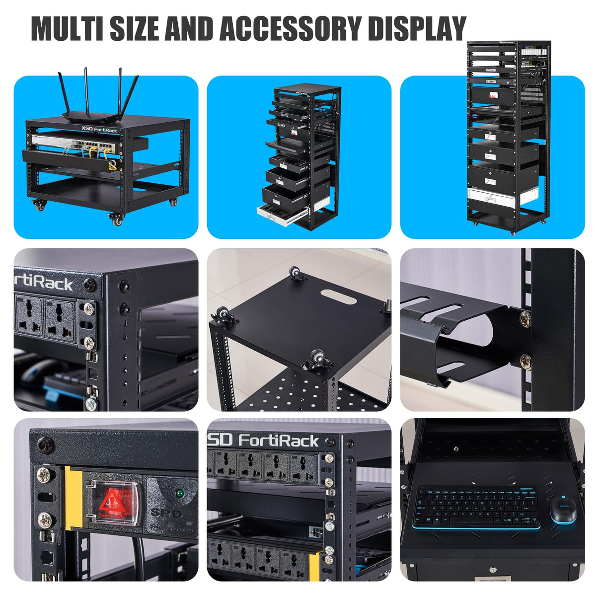6U Open Frame Rack Q740198