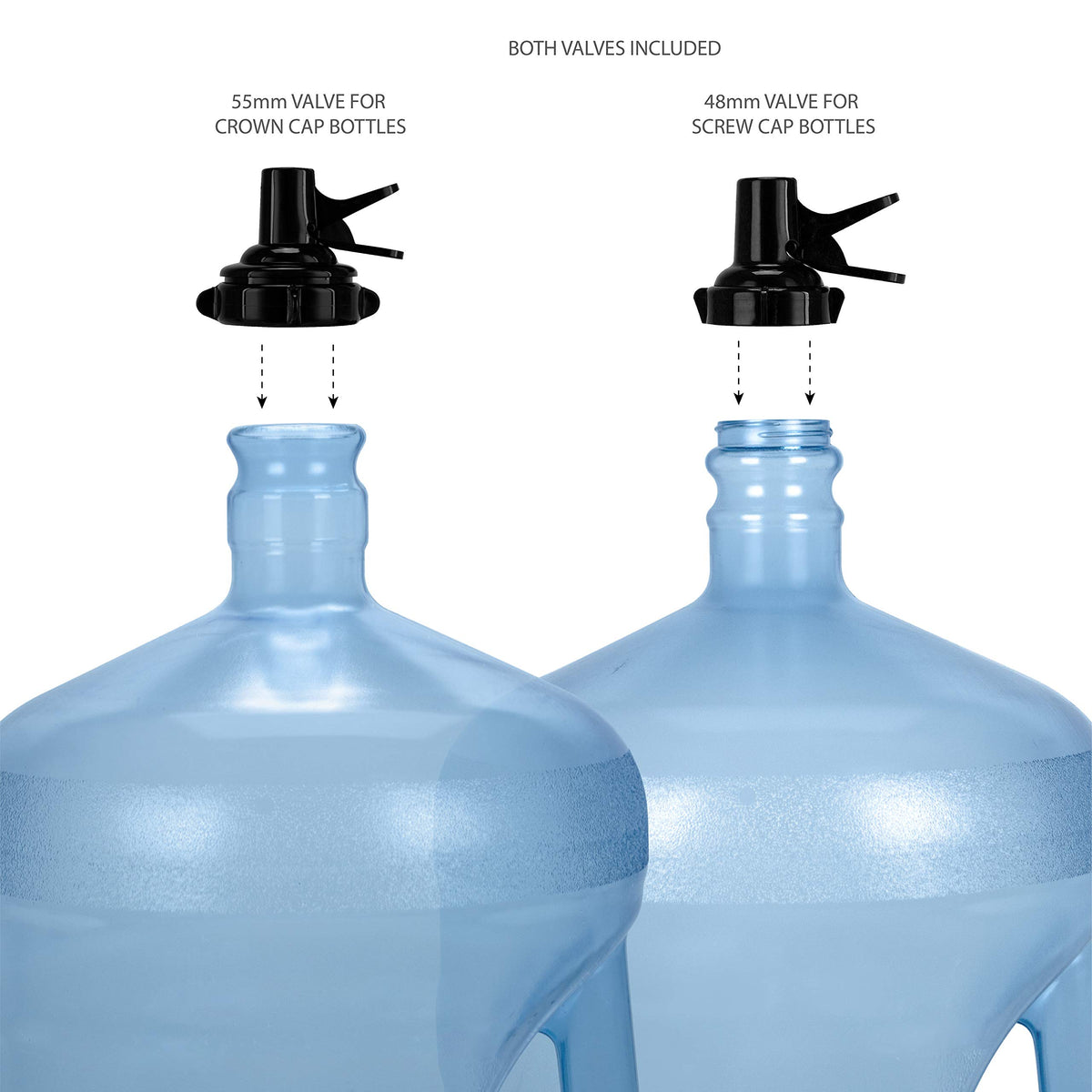 3-5 Gallon Water Jug Stand and 2 Dispenser Valves S476270