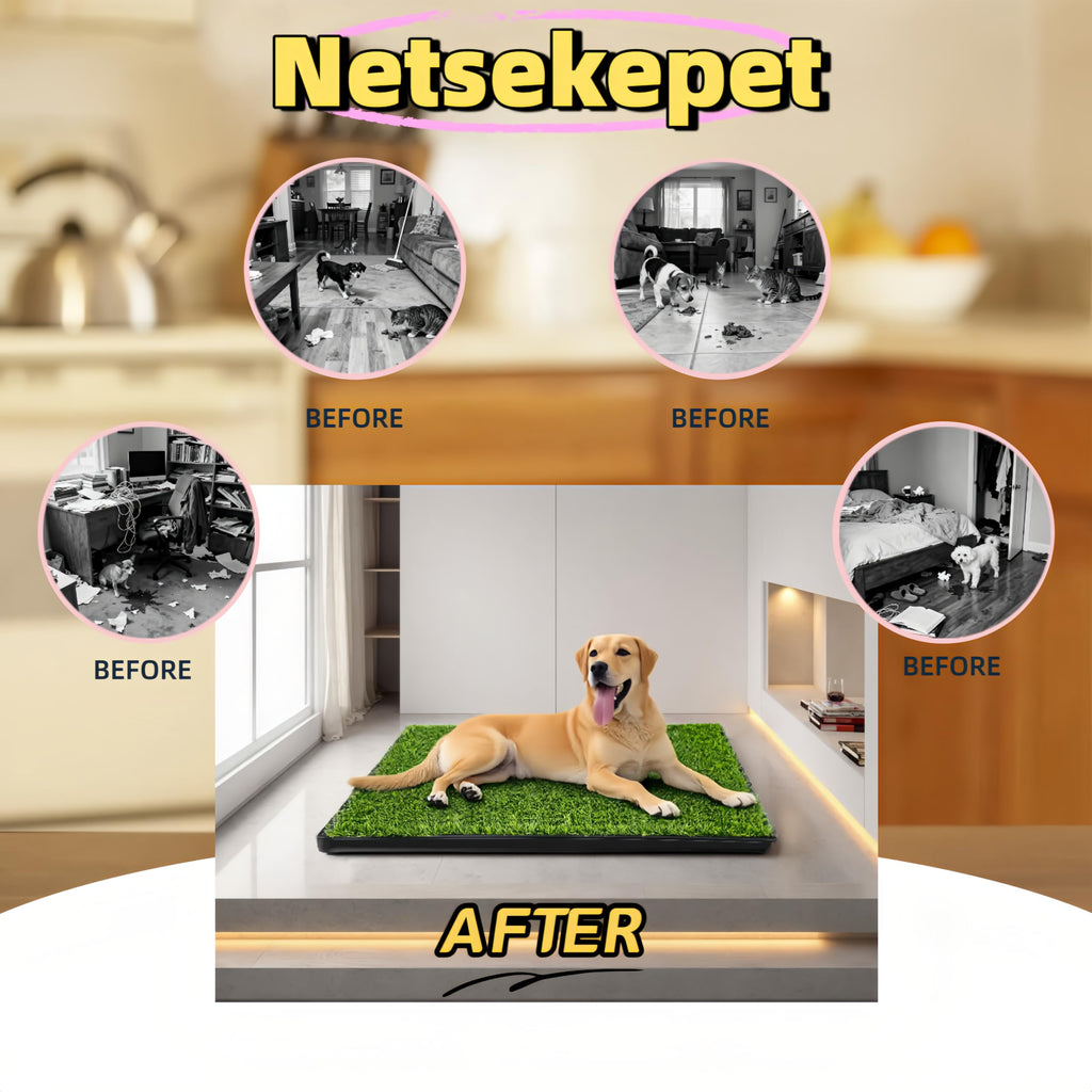 30''X20'' Artificial Turf Dog Grass Pad with Tray Z90189