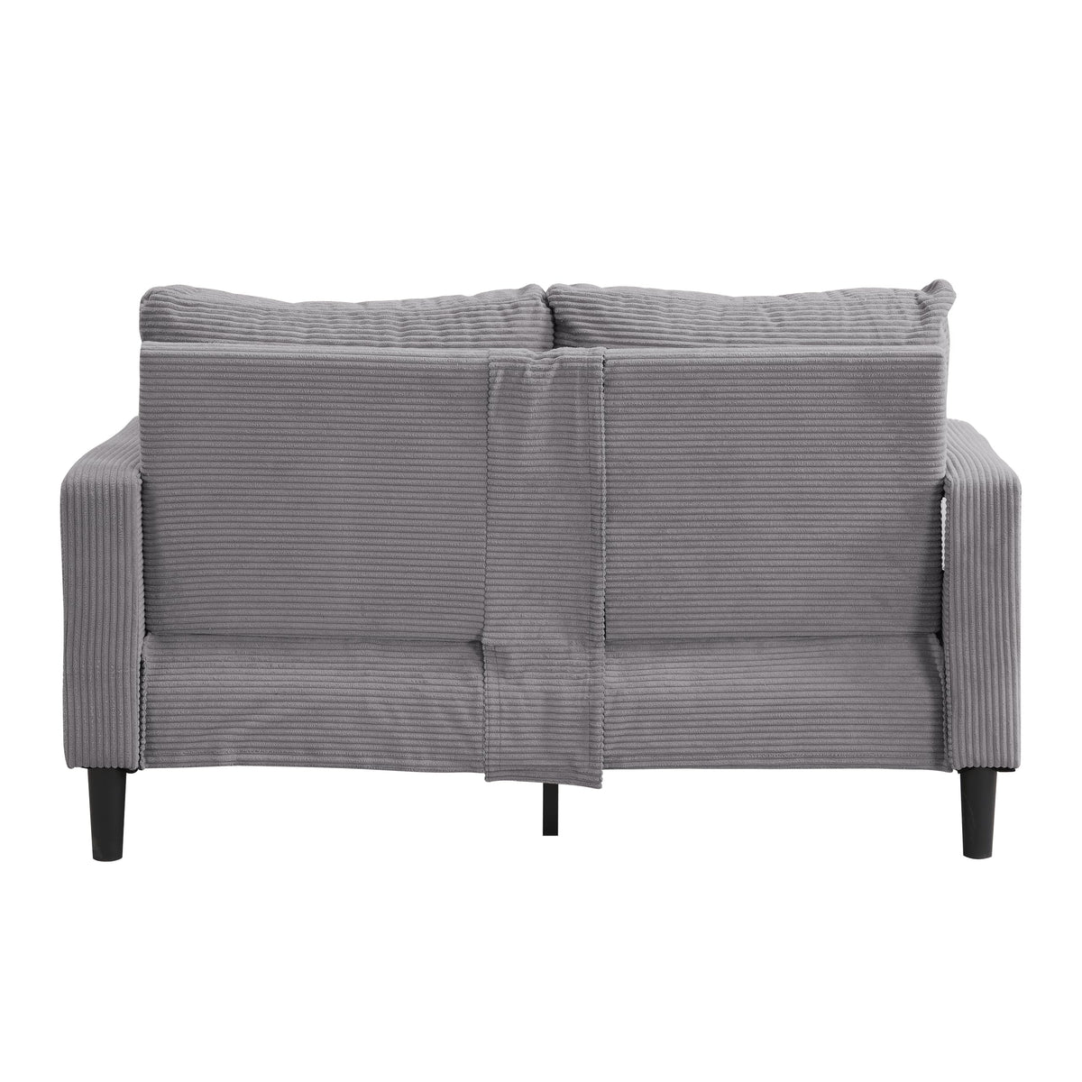 Light Gray Upholstered 2 Seat Loveseat Sofa H134228