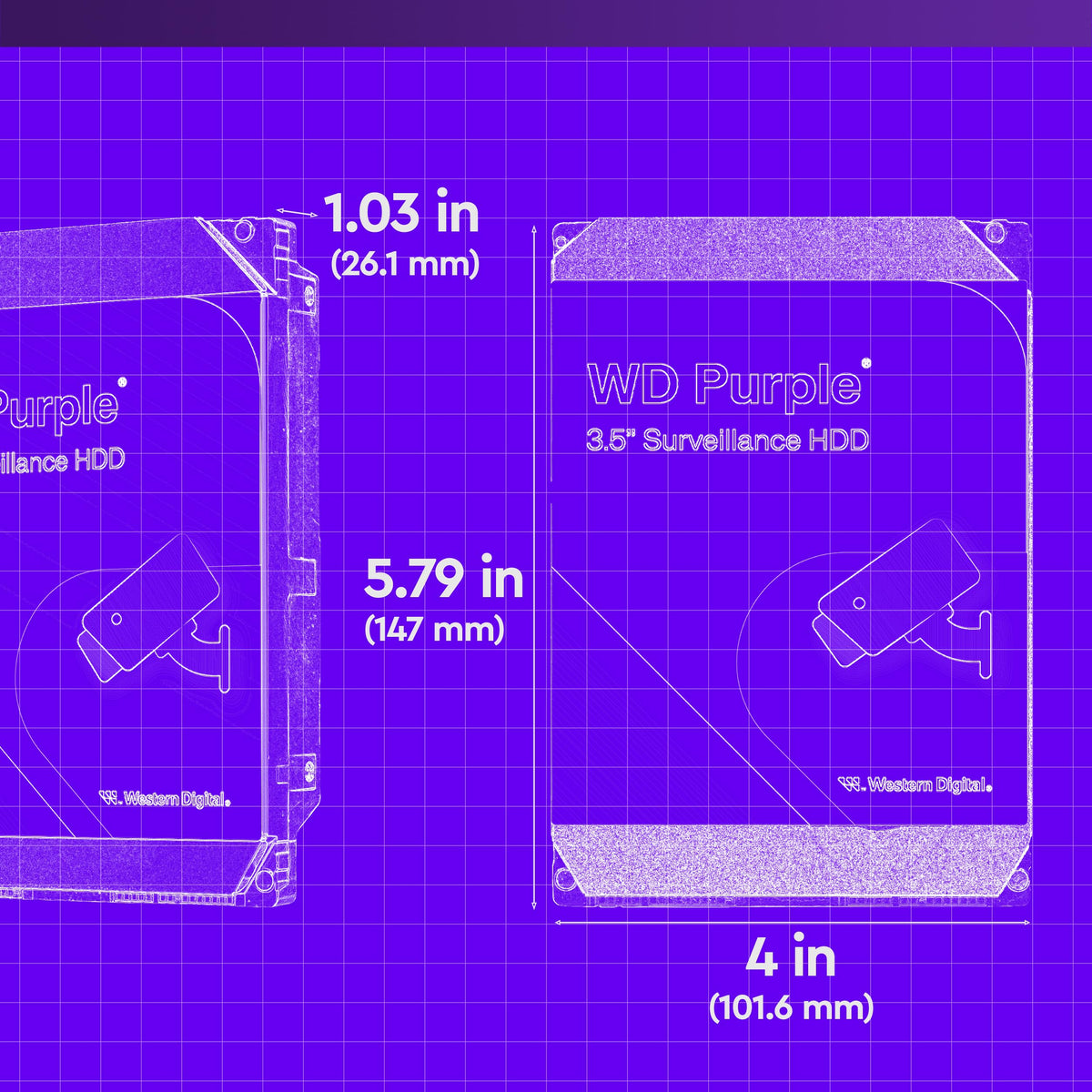 8TB Surveillance Internal Hard Drive HDD V4120
