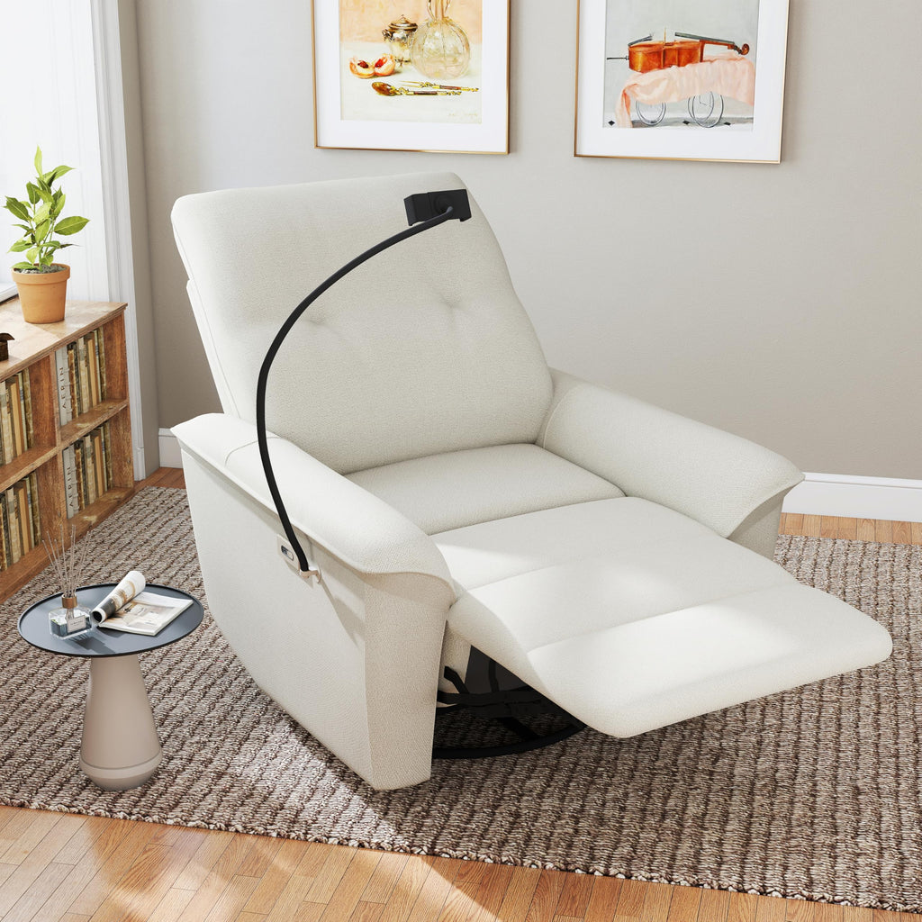 Power Swivel Rocker Recliner Chair with Phone Holder and USB Ports V338