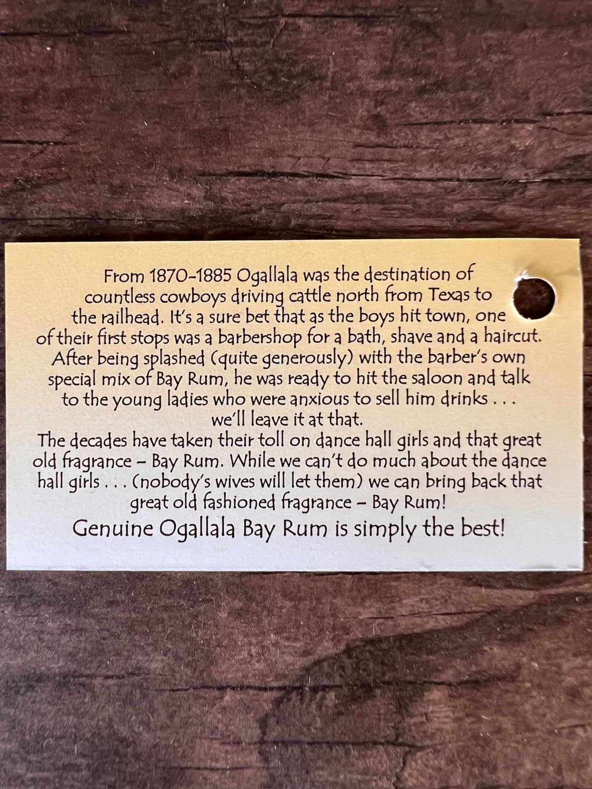 8 oz Bay Rum & Sandalwood Aftershave Y894922