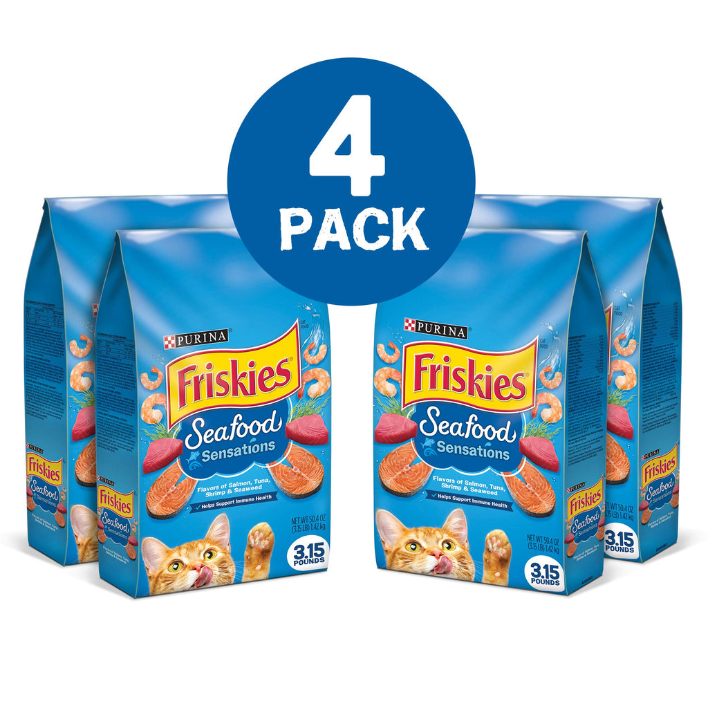 Dry Cat Food Seafood 4 3.15 lb Bags S943975