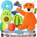 9 Pack Puppy Chew Toys with Rope Q397