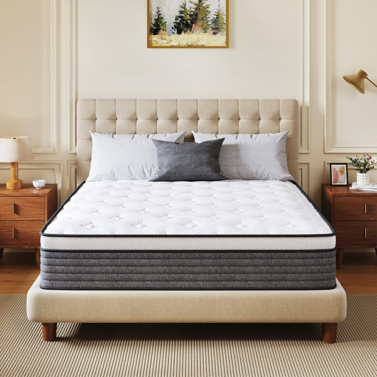 Full Size 10 Inch Hybrid Mattress A48240