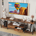 Fabric Drawers TV Stand for 65 70 75 Inches TV I676789