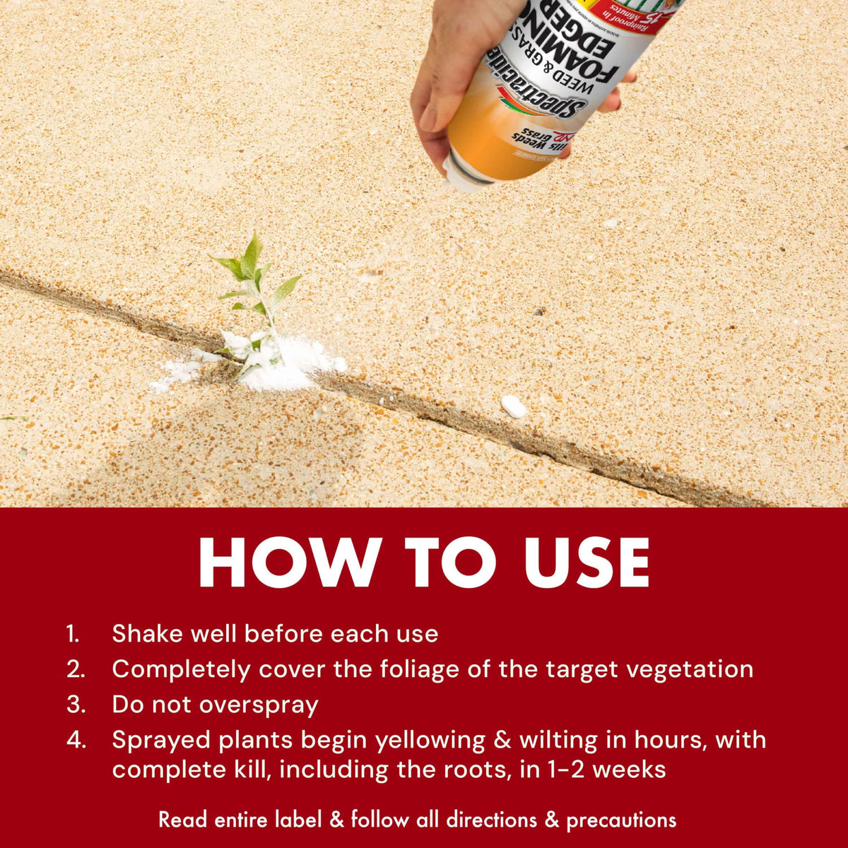 Weed & Grass Foaming Edger Aerosol 17 Oz T790188