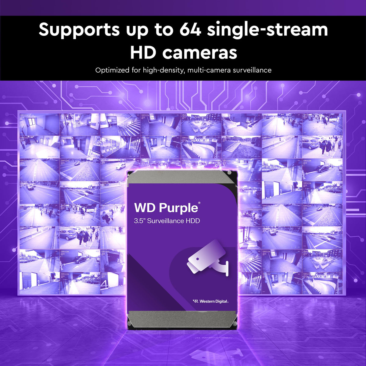 8TB Surveillance Internal Hard Drive HDD V4120