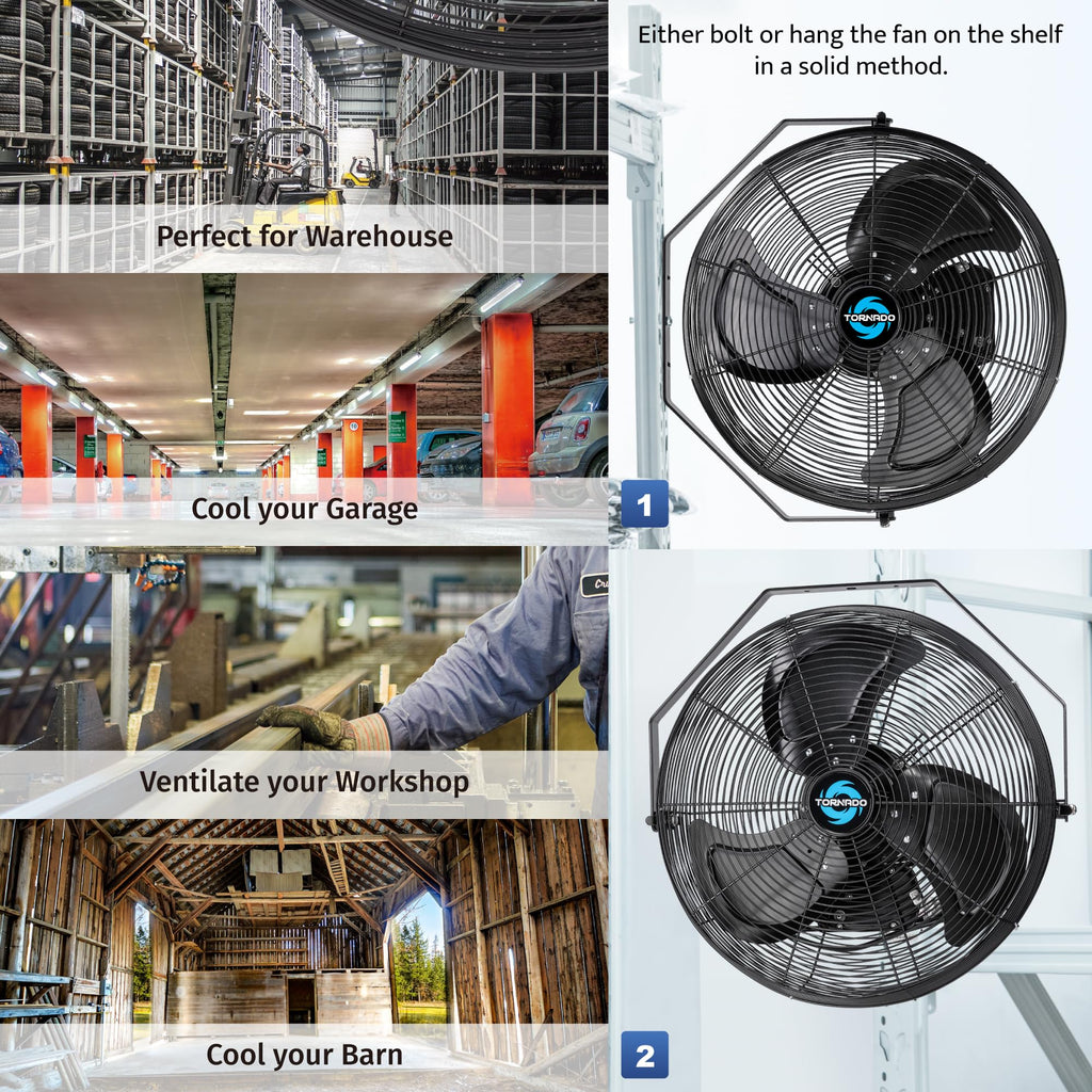 20-Inch High Velocity Outdoor Wall Fan D2209