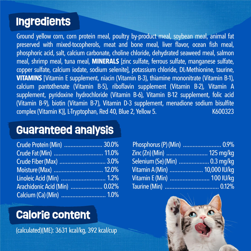 Dry Cat Food Seafood 4 3.15 lb Bags S943975